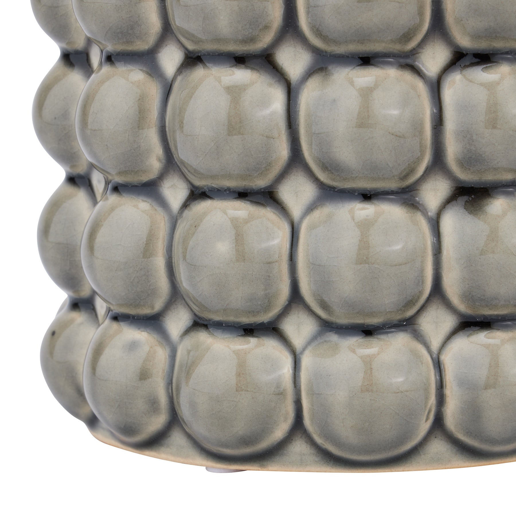 Seville Collection Grey Bubble Planter - Indoor Planters from the Quanta Home collection.