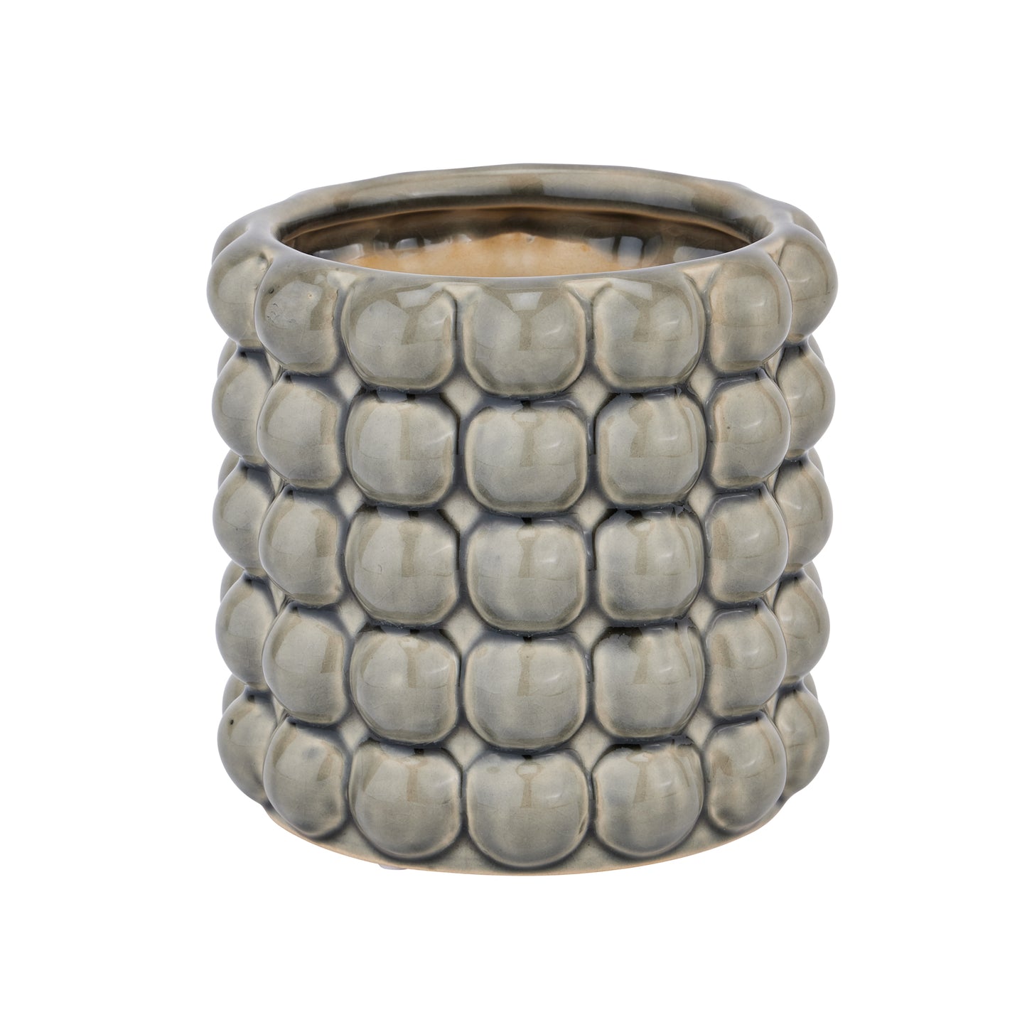 Seville Collection Grey Bubble Planter - Indoor Planters from the Quanta Home collection.