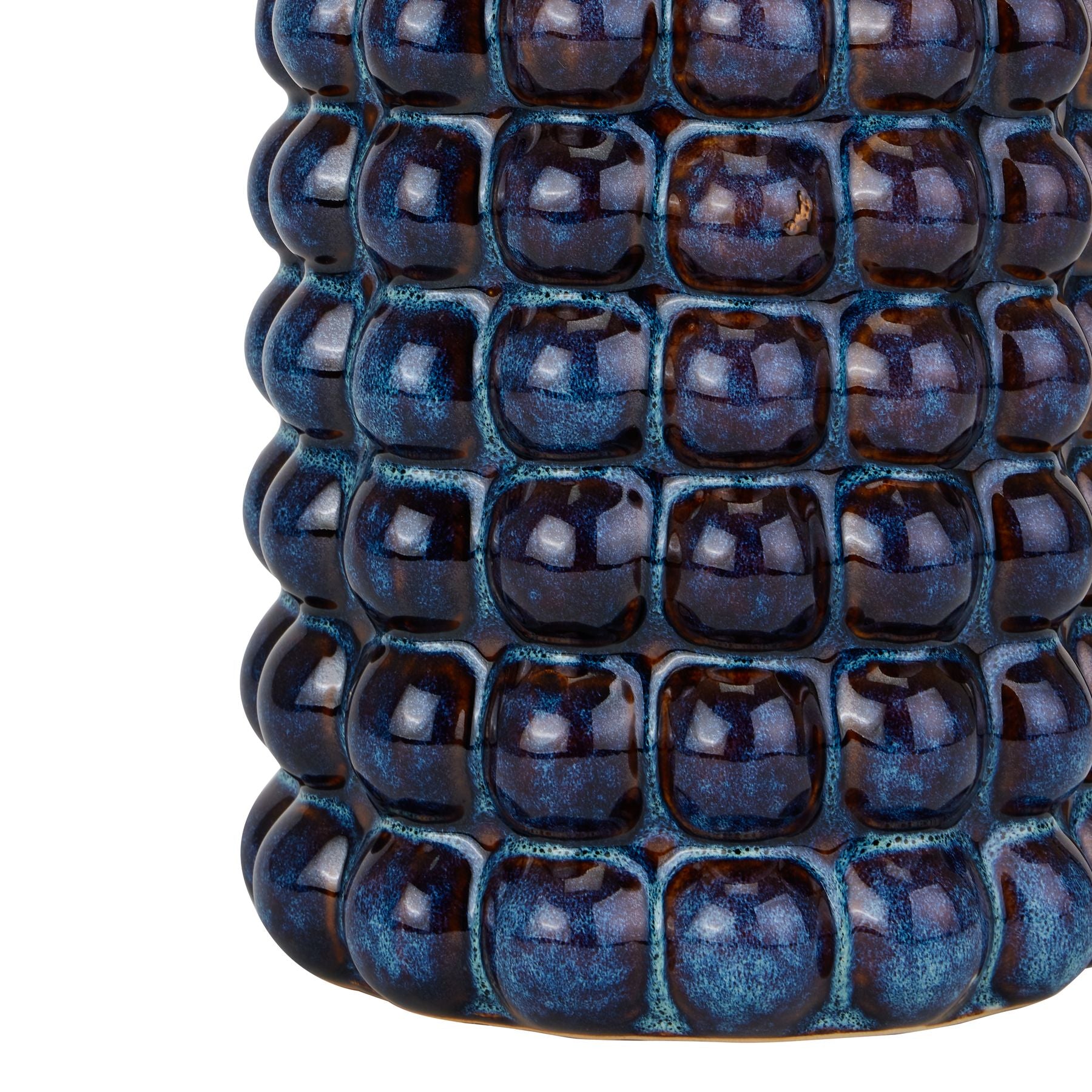 Seville Collection Indigo Bubble Umbrella Stand - Hat, Coat And Umbrella Stands from the Quanta Home collection.