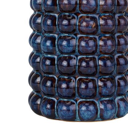 Seville Collection Indigo Bubble Umbrella Stand - Hat, Coat And Umbrella Stands from the Quanta Home collection.