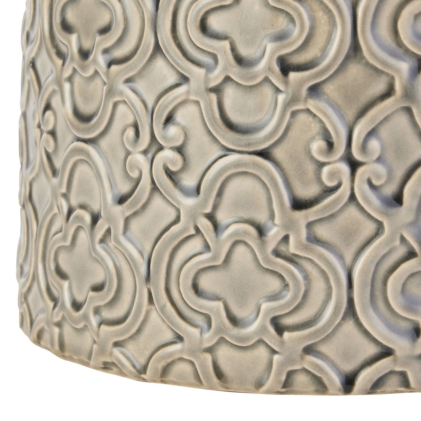 Seville Collection Grey Marrakesh Urn - Ornaments from the Quanta Home collection.