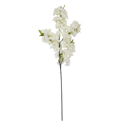 Large White Full Cherry Blossom Stem - Spring Stems from the Quanta Home collection.