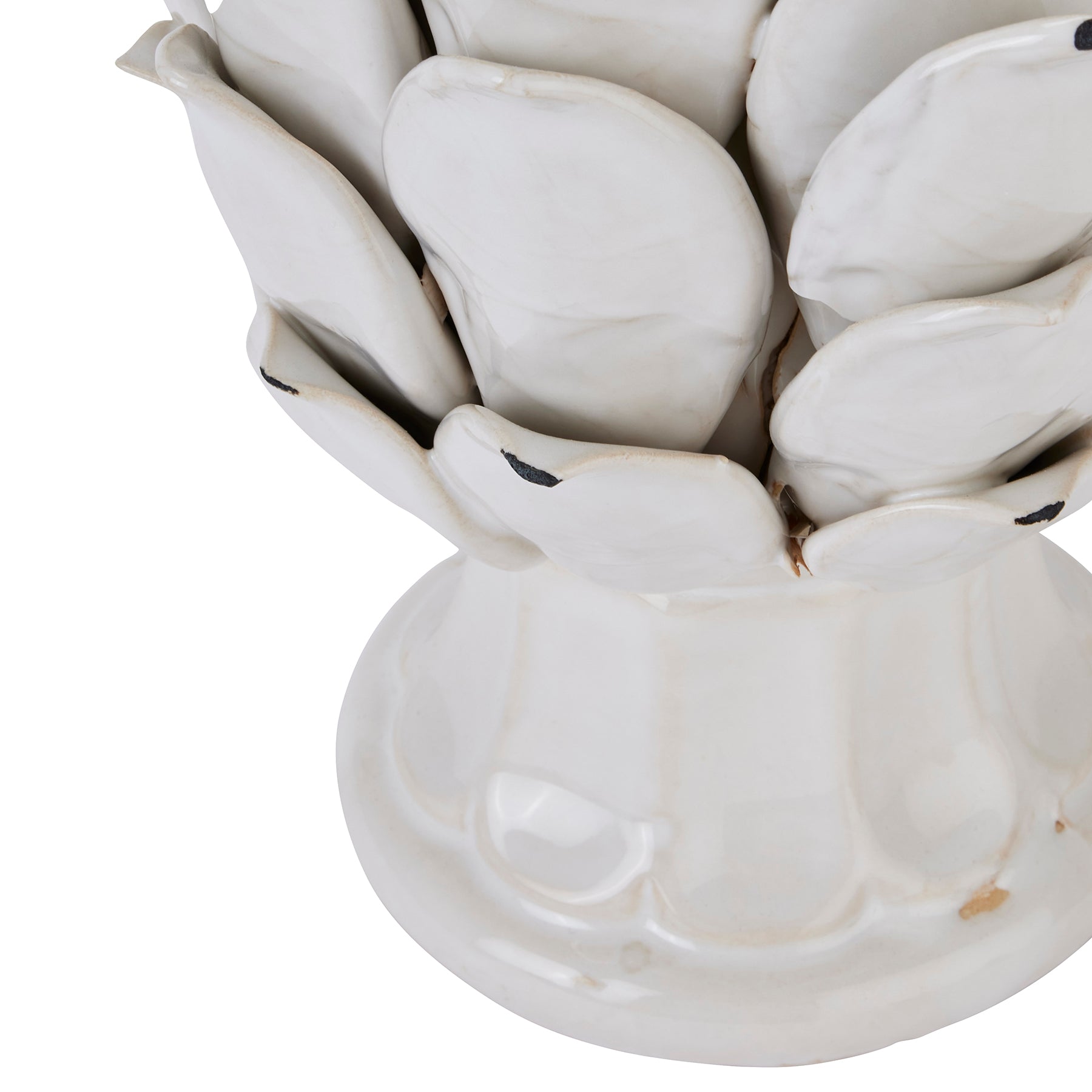 Large Ivory Chianti Artichoke - Ornaments from the Quanta Home collection.