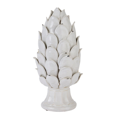 Large Ivory Chianti Artichoke - Ornaments from the Quanta Home collection.