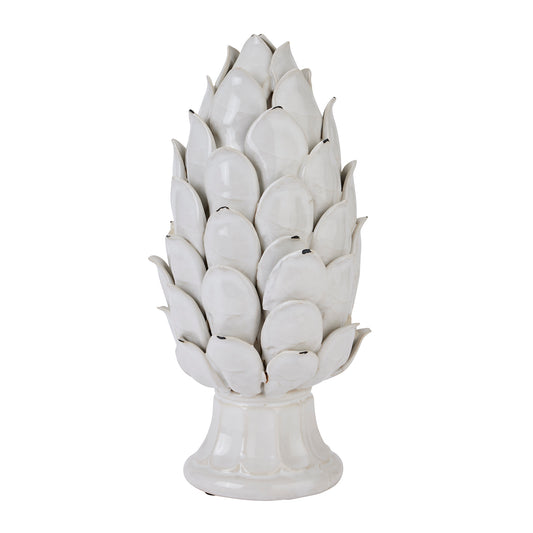 Large Ivory Chianti Artichoke - Ornaments from the Quanta Home collection.