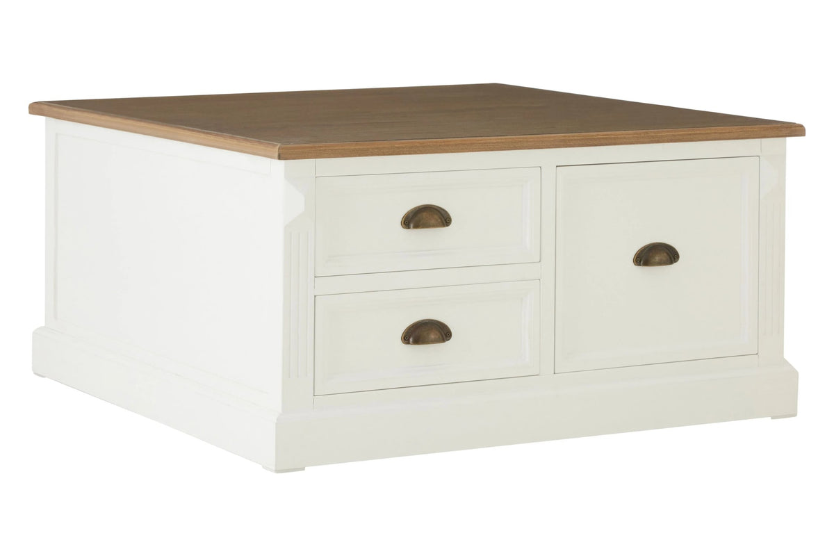 Chatsworth Square Coffee Table with Drawers