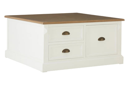 Chatsworth Square Coffee Table with Drawers