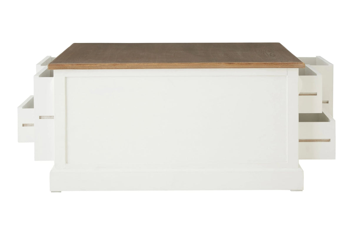 Chatsworth Square Coffee Table with Drawers