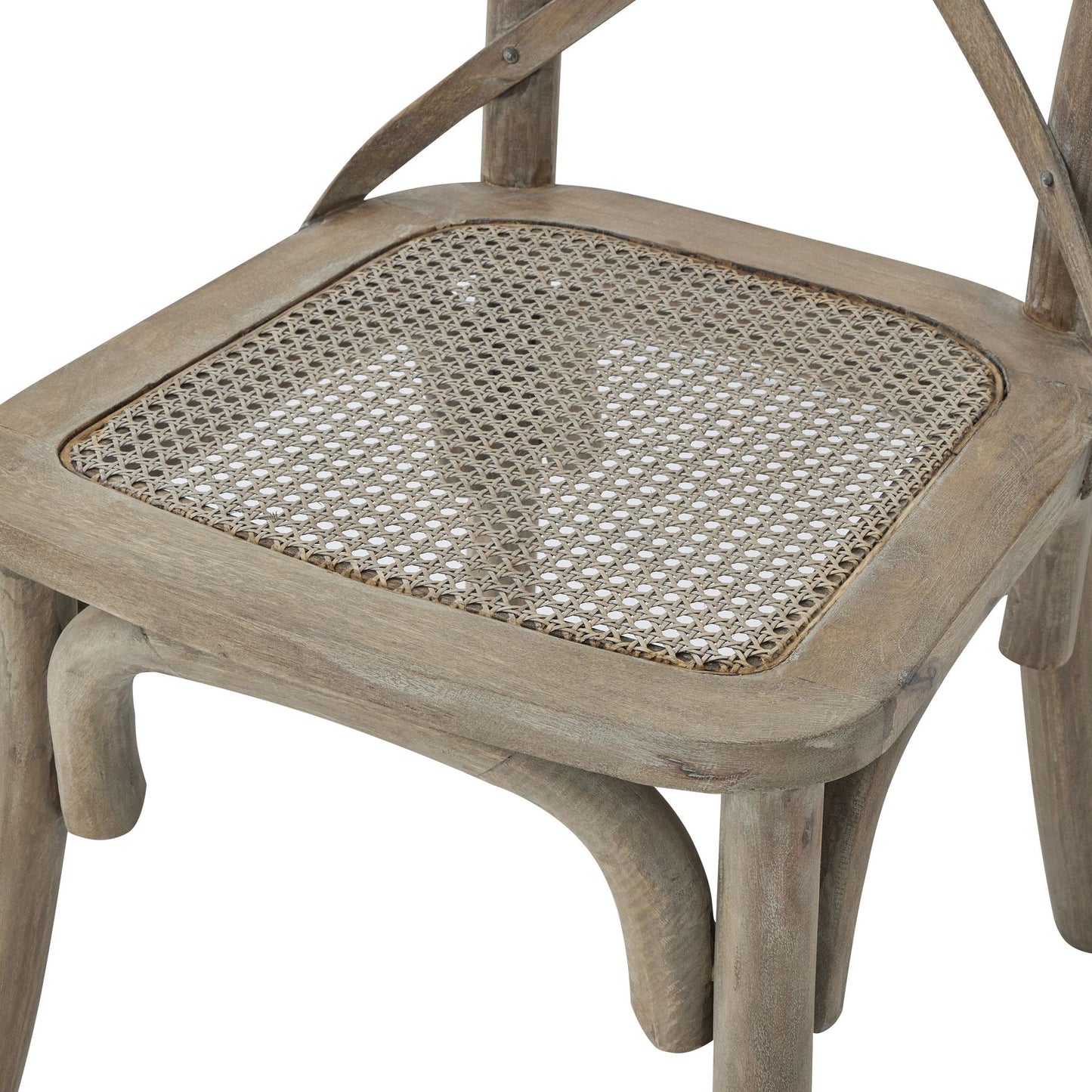 Copgrove Collection Cross Back Chair With Rush Seat - Dining Chairs from the Quanta Home collection.