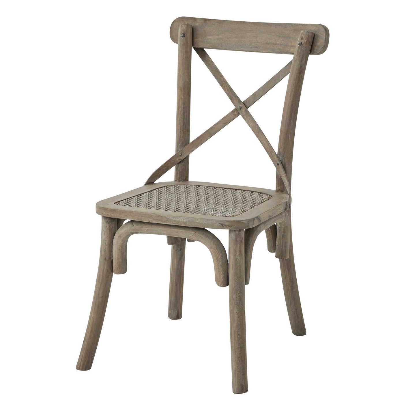 Copgrove Collection Cross Back Chair With Rush Seat - Dining Chairs from the Quanta Home collection.