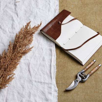 Taupe Faux Dried Pampas Grass Stem - Foliage from the Quanta Home collection.