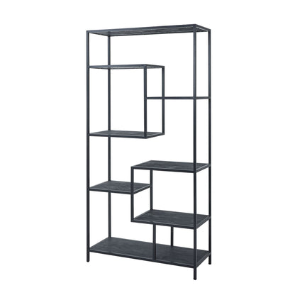 Large Black Multi Shelf Unit - Shelf Unit from the Quanta Home collection.