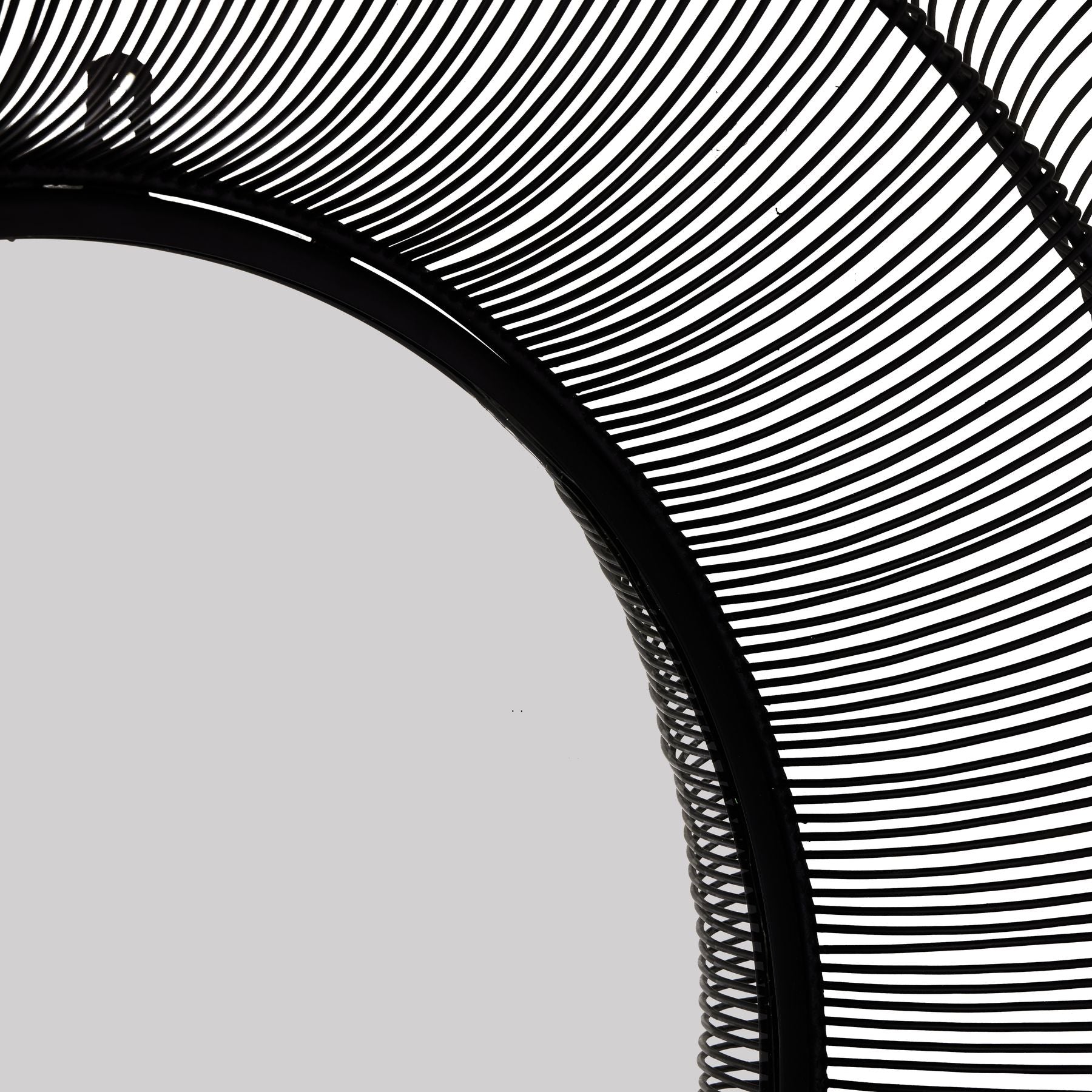 Chico Black Large Wire Mirror - Wall Mirrors from the Quanta Home collection.