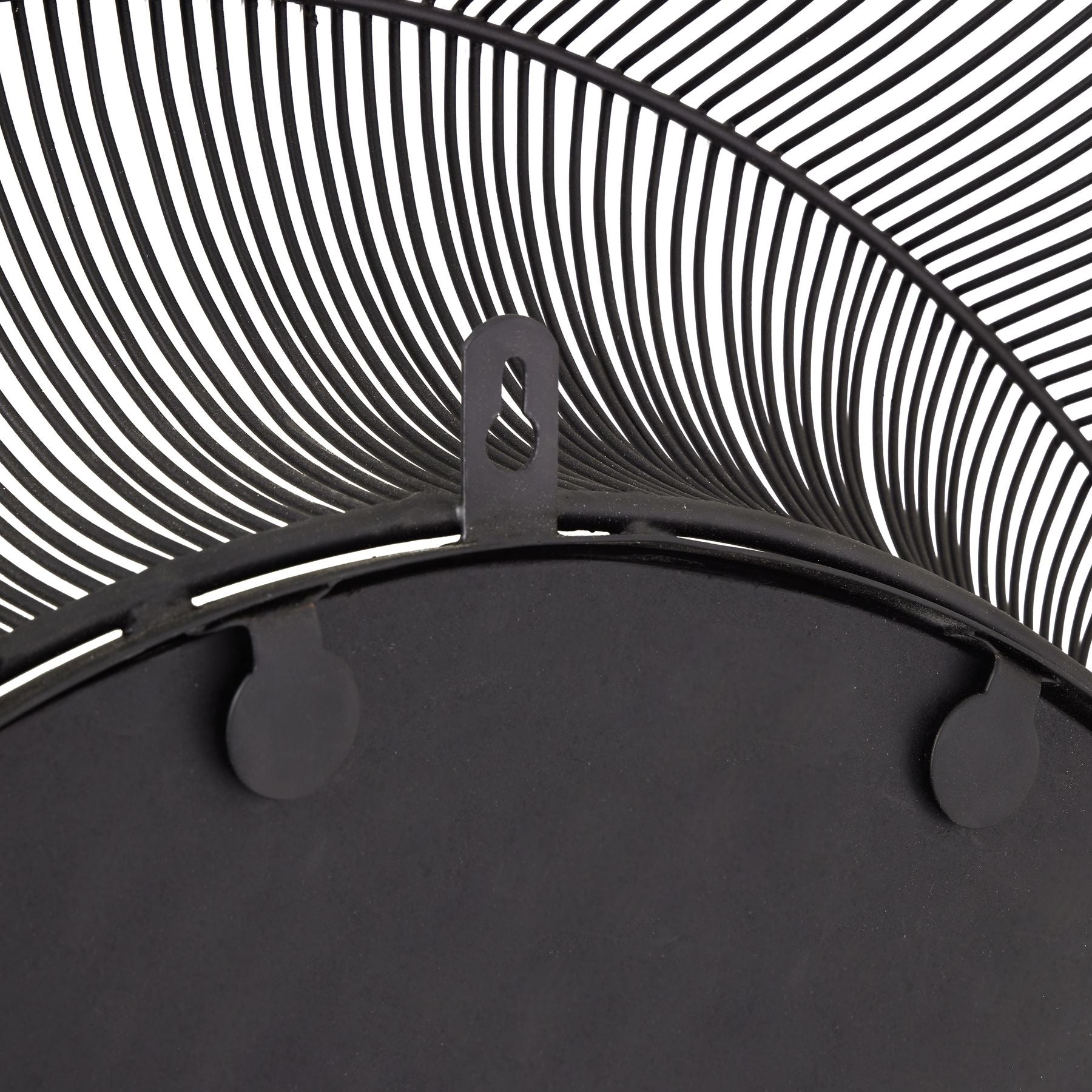 Chico Black Large Wire Mirror - Wall Mirrors from the Quanta Home collection.