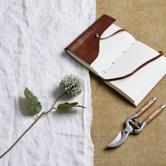 Pale Green Blue Short Chrysanthemum - Autumn Stems from the Quanta Home collection.
