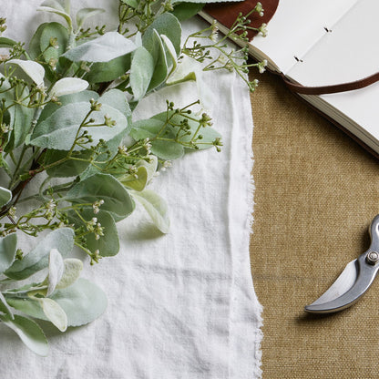 Large Winter Sprig With Lambs Ear And Wax Flower - Festive Flowers & Foliage from the Quanta Home collection.
