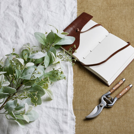 Large Winter Sprig With Lambs Ear And Wax Flower - Festive Flowers & Foliage from the Quanta Home collection.