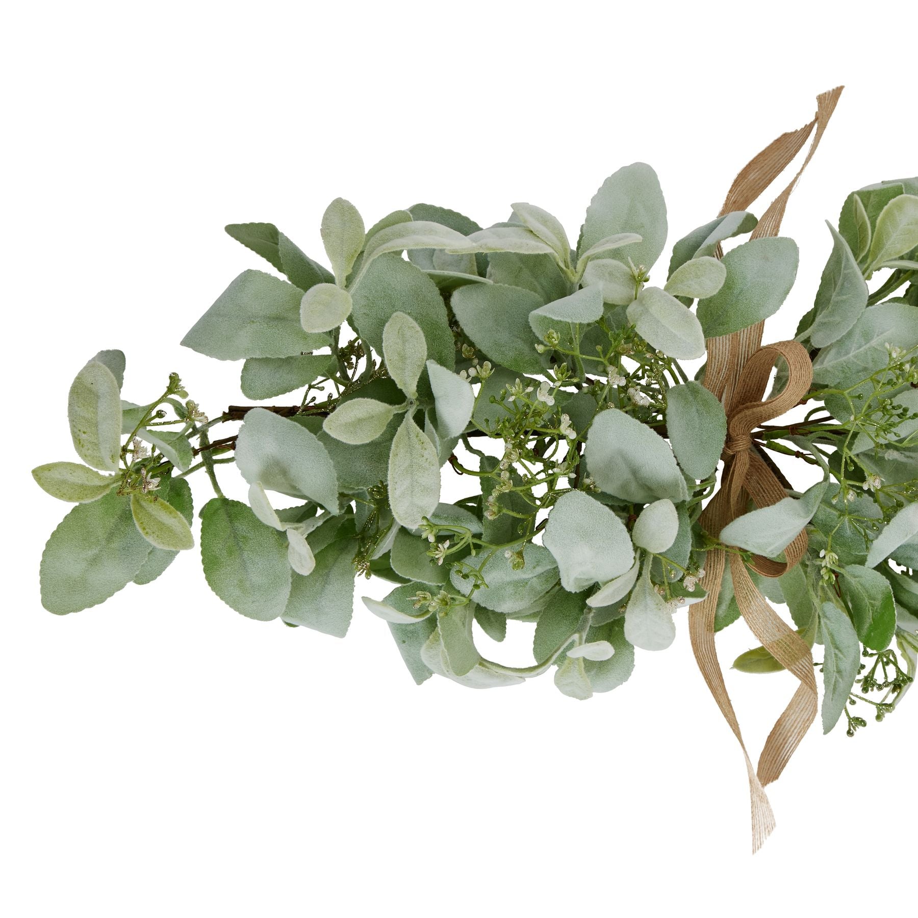 Winter Spray Arrangement With Lambs Ear And Wax Flower - Festive Flowers & Foliage from the Quanta Home collection.