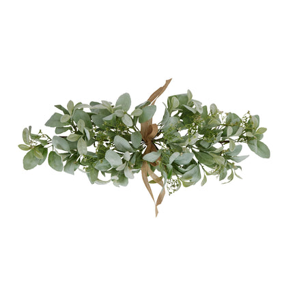 Winter Spray Arrangement With Lambs Ear And Wax Flower - Festive Flowers & Foliage from the Quanta Home collection.
