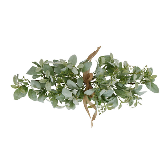 Winter Spray Arrangement With Lambs Ear And Wax Flower - Festive Flowers & Foliage from the Quanta Home collection.
