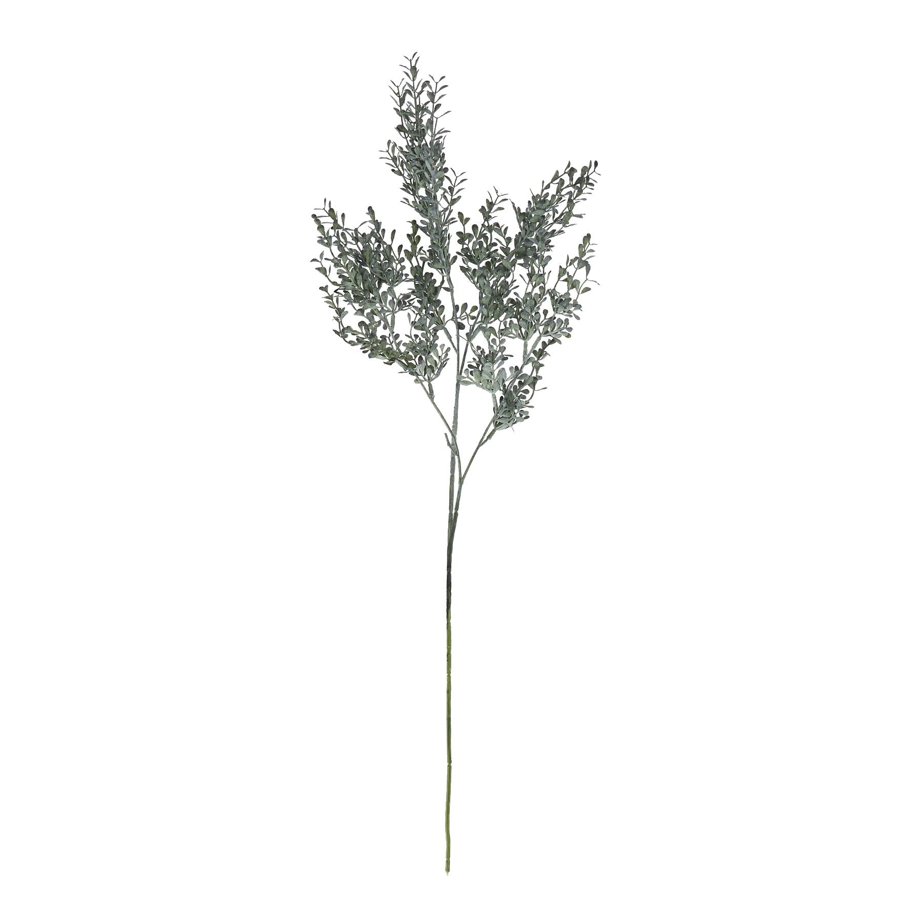 Sleek blackened grass spray stem with realistic grass-like details, offering an elegant accent for modern and classic decor.