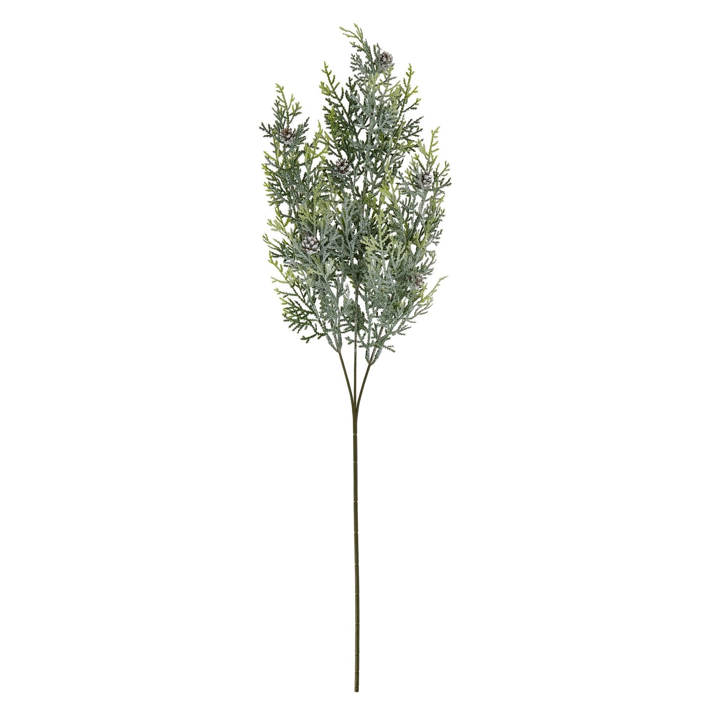 Frosted Pine Tall Stem With Pinecones - Christmas Decorations from the Quanta Home collection.