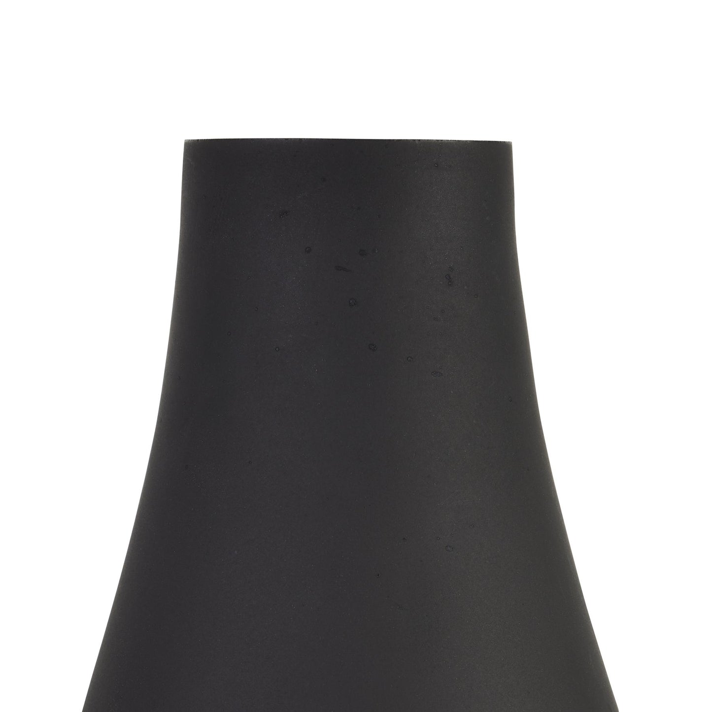 Black Tapered Glass Vase - Vases from the Quanta Home collection.