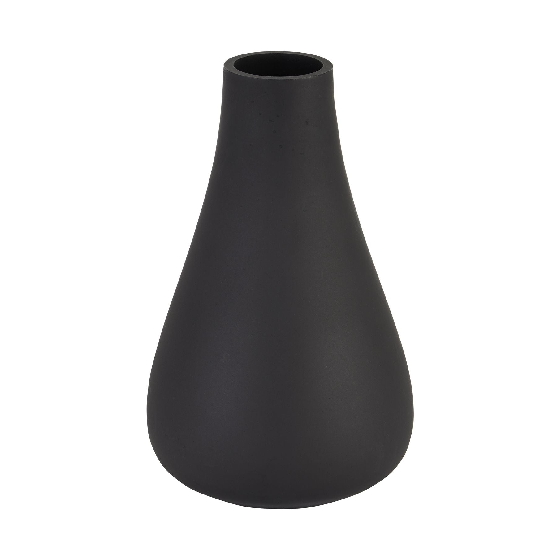 Black Tapered Glass Vase - Vases from the Quanta Home collection.