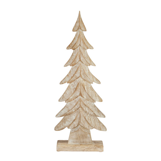 Carved Wood Christmas Tree - Christmas Decorations from the Quanta Home collection.
