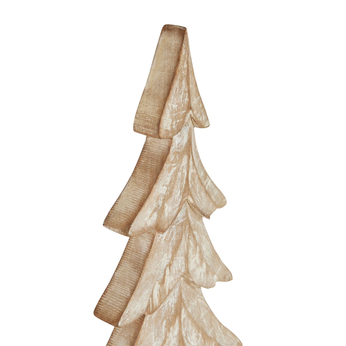 Carved Wood Large Christmas Tree - Christmas Decorations from the Quanta Home collection.