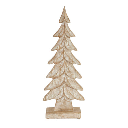 Carved Wood Large Christmas Tree - Christmas Decorations from the Quanta Home collection.