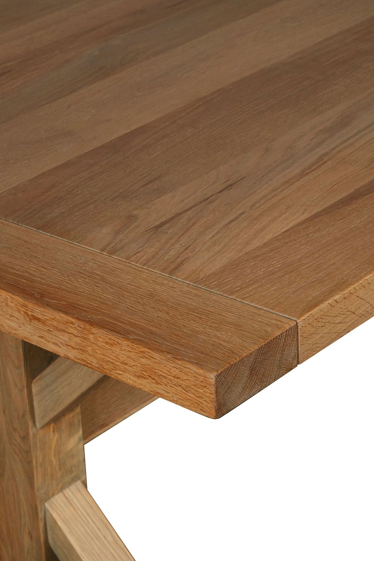 Bordeaux Grey Finish Oak Wood Dining Table
