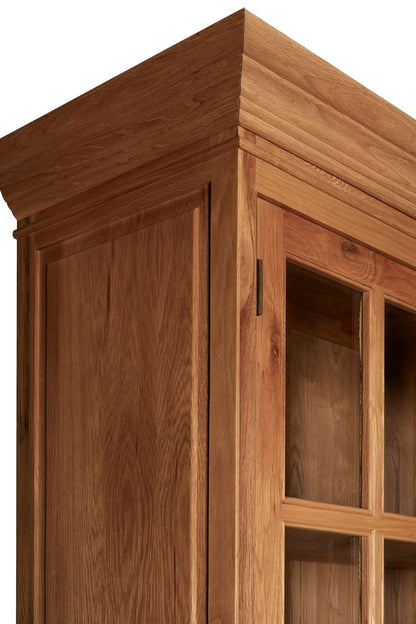 Bordeaux Natural Oak Wood Tall Cabinet