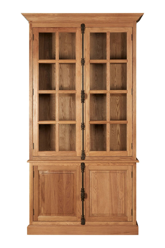 Bordeaux Natural Oak Wood Tall Cabinet