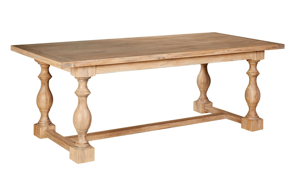 Bordeaux Whitewash Dining Table