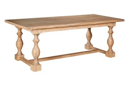 Bordeaux Whitewash Dining Table