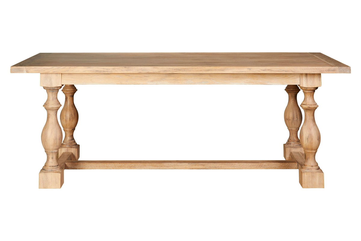 Bordeaux Whitewash Dining Table