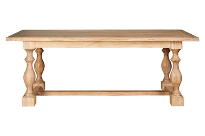Bordeaux Whitewash Dining Table