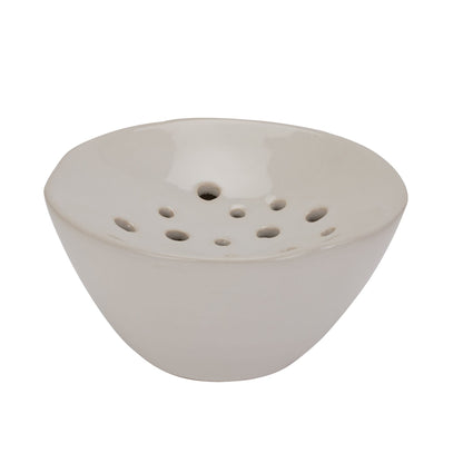 Off White Ceramic Flower Frog - Vases from the Quanta Home collection.