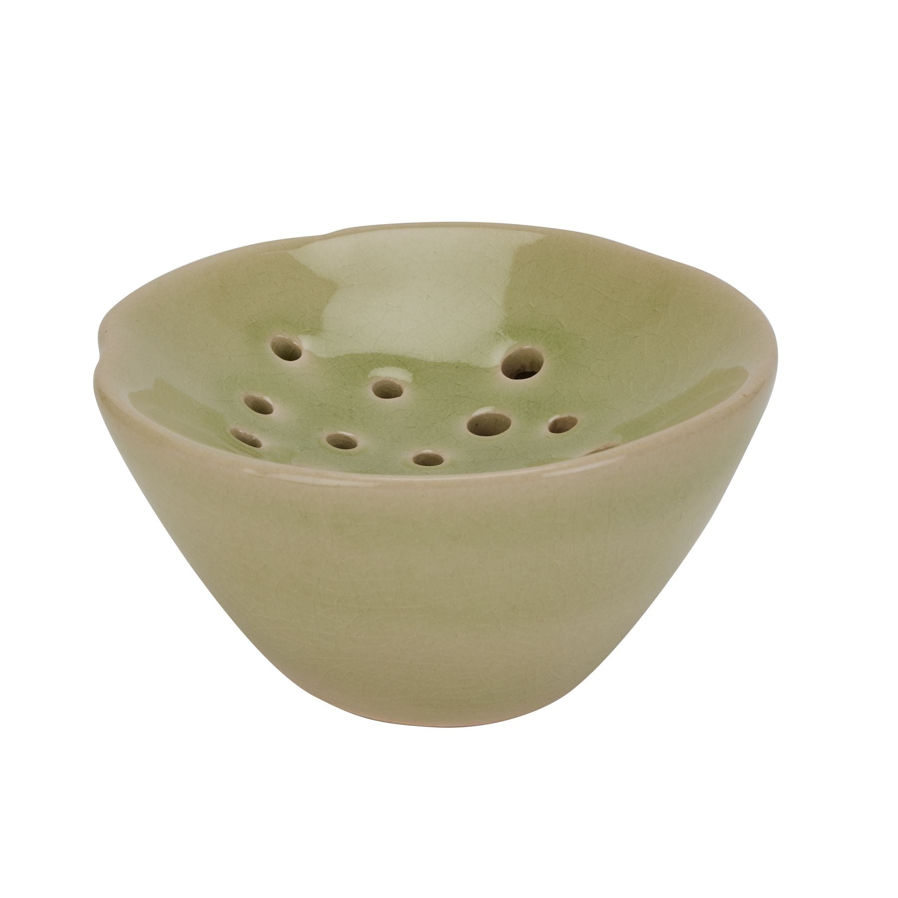 Light Green Ceramic Flower Frog - Vases from the Quanta Home collection.
