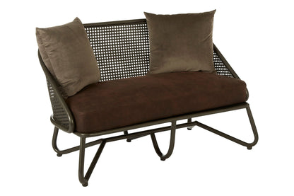 Nova 2 Seat Sofa With Curved Legs
