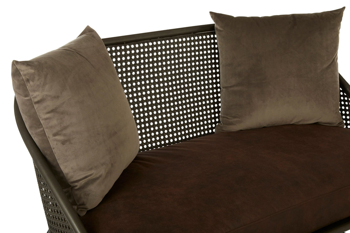 Nova 2 Seat Sofa With Curved Legs