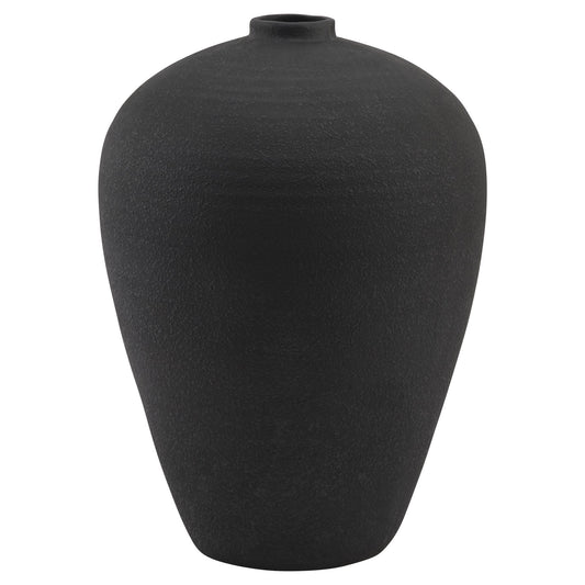 Matt Black Tall Astral Vase - Vases from the Quanta Home collection.