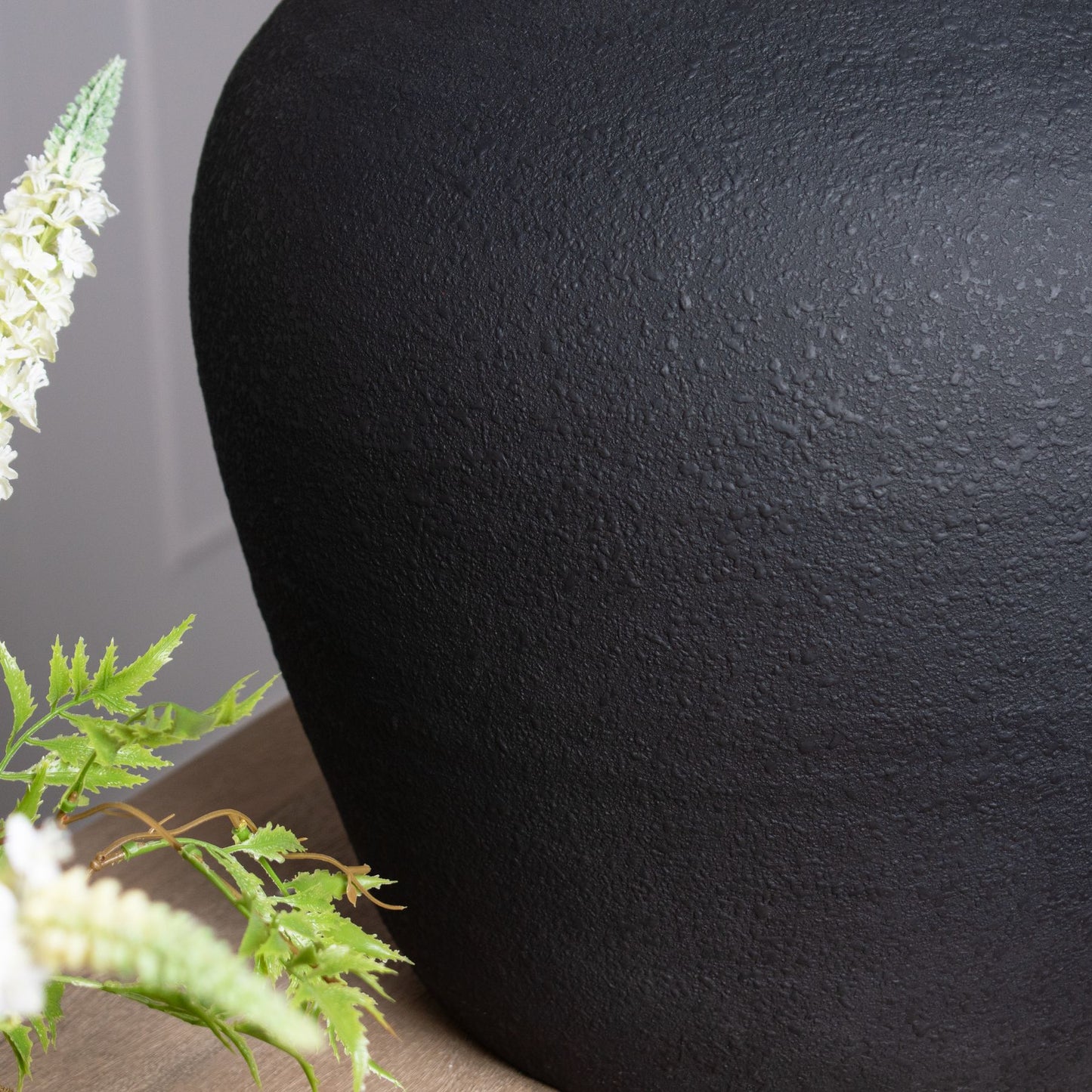 Matt Black Astral Vase - Vases from the Quanta Home collection.