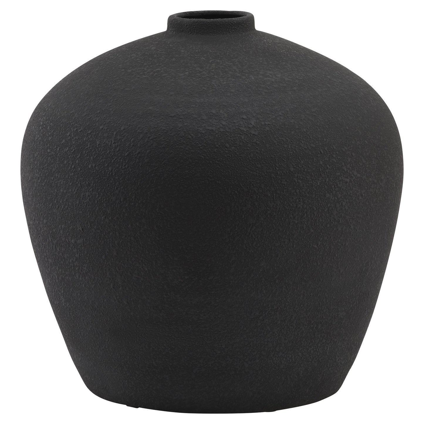 Matt Black Astral Vase - Vases from the Quanta Home collection.