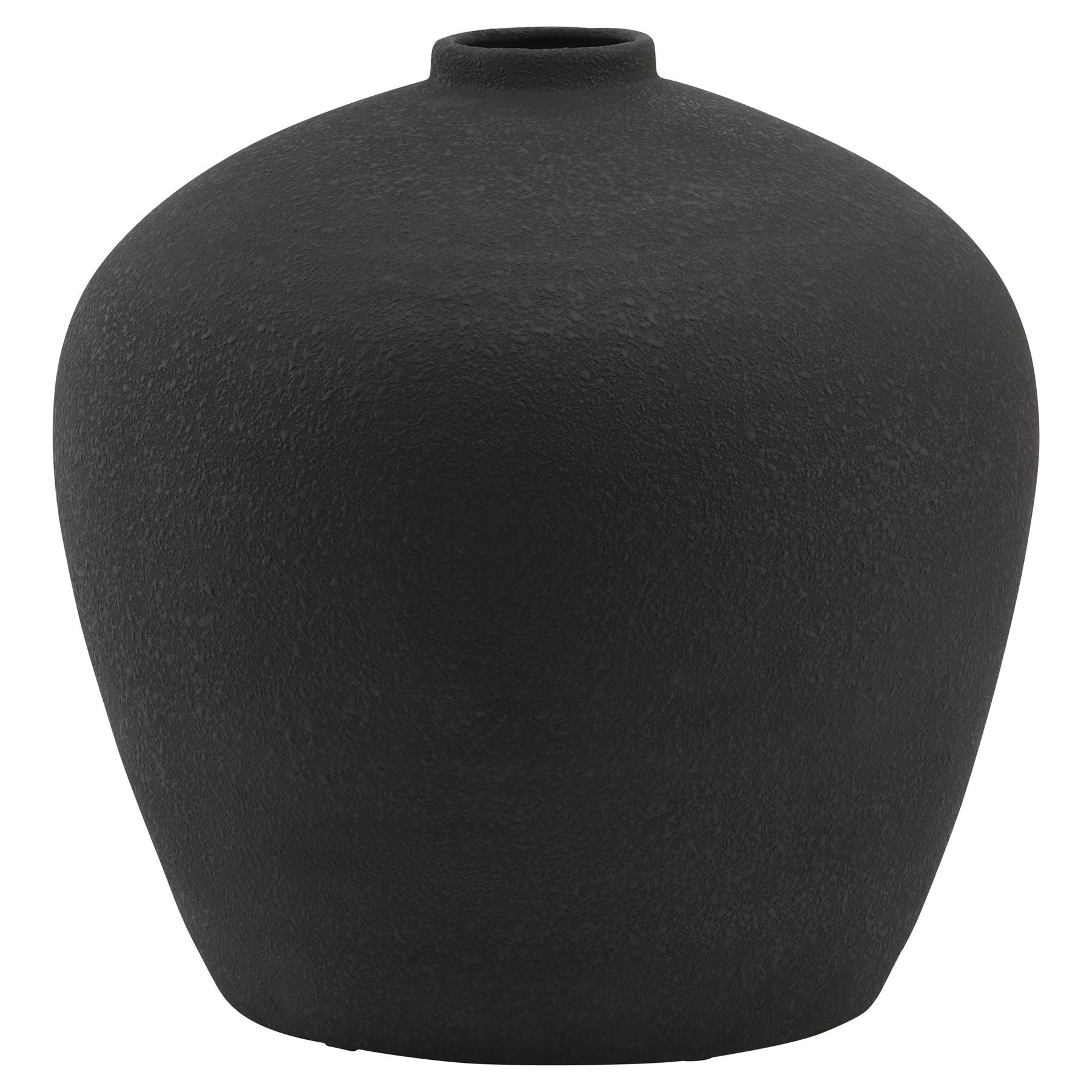 Matt Black Astral Vase - Vases from the Quanta Home collection.