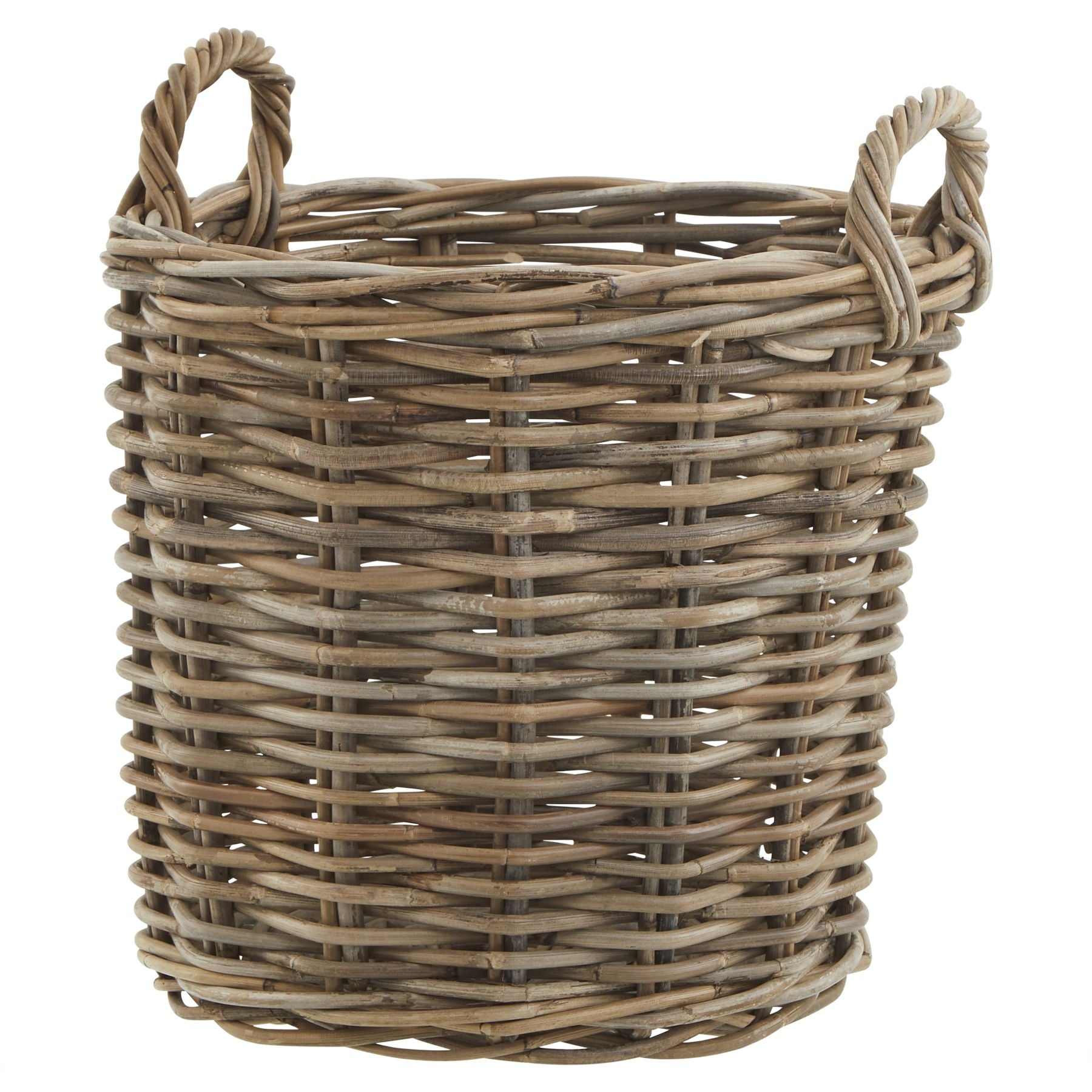 Set of 3 Kubu Rattan Round Storage Baskets - Wickerware from the Quanta Home collection.