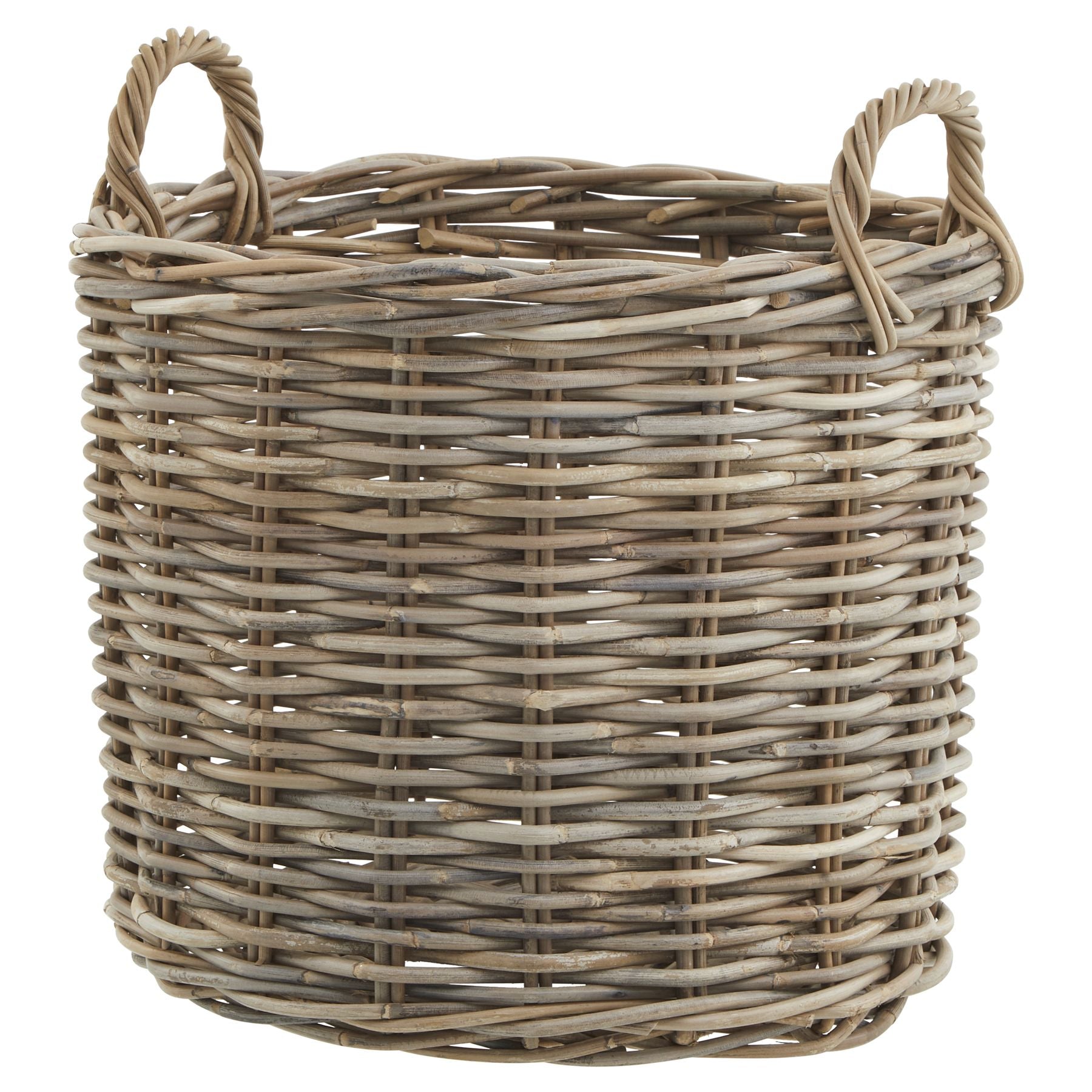 Set of 3 Kubu Rattan Round Storage Baskets - Wickerware from the Quanta Home collection.