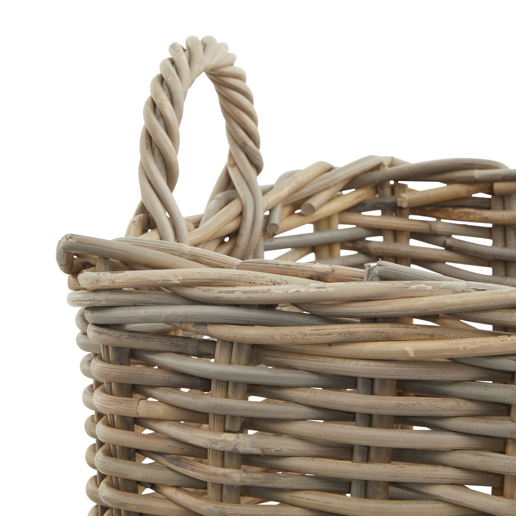 Set of 3 Kubu Rattan Square Storage Baskets - Wickerware from the Quanta Home collection.