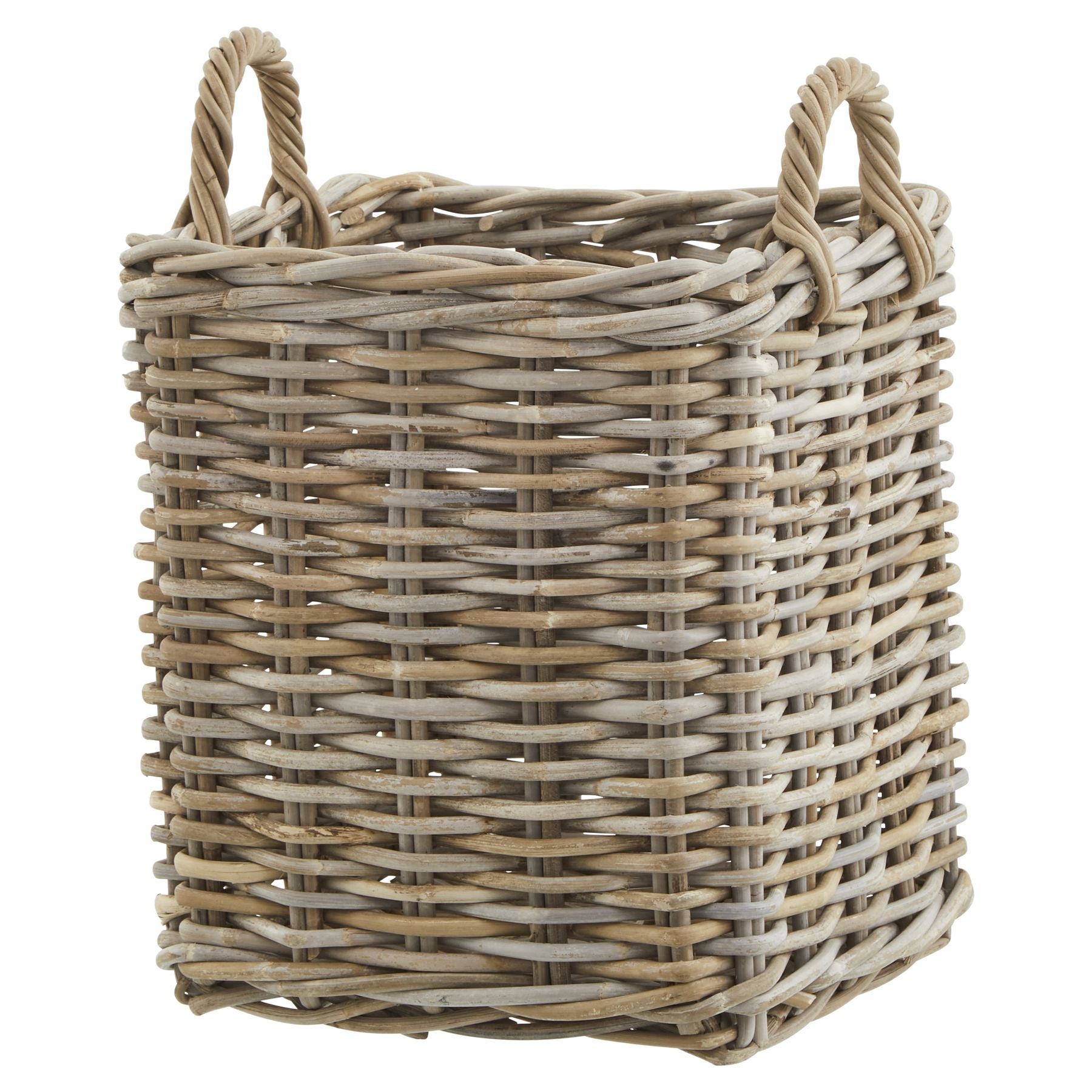 Set of 3 Kubu Rattan Square Storage Baskets - Wickerware from the Quanta Home collection.